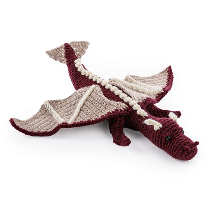 Red Heart I Am Fire Crochet Dragon Amigurumi Pattern | Super Saver, toy