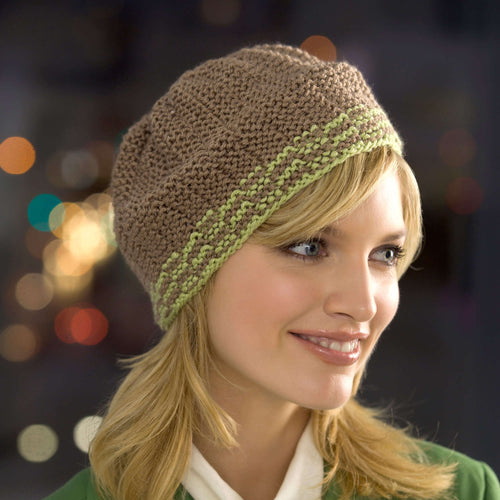 Red Heart Knit Garter Rib Beanie Pattern | holiday, gifts, colors