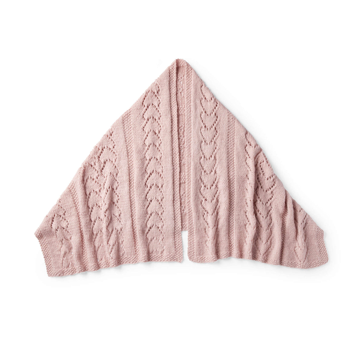 Red Heart Knit Warming Hearts Sofa Shawl Pattern | lace, Dreamy, gift