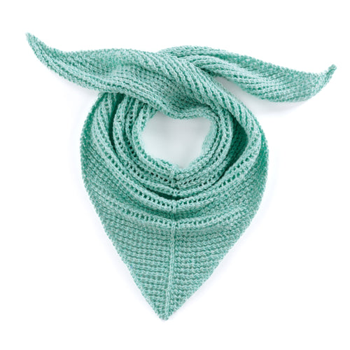 Red Heart Cool Breeze Knit Shawl Pattern | increases, colors, Easy