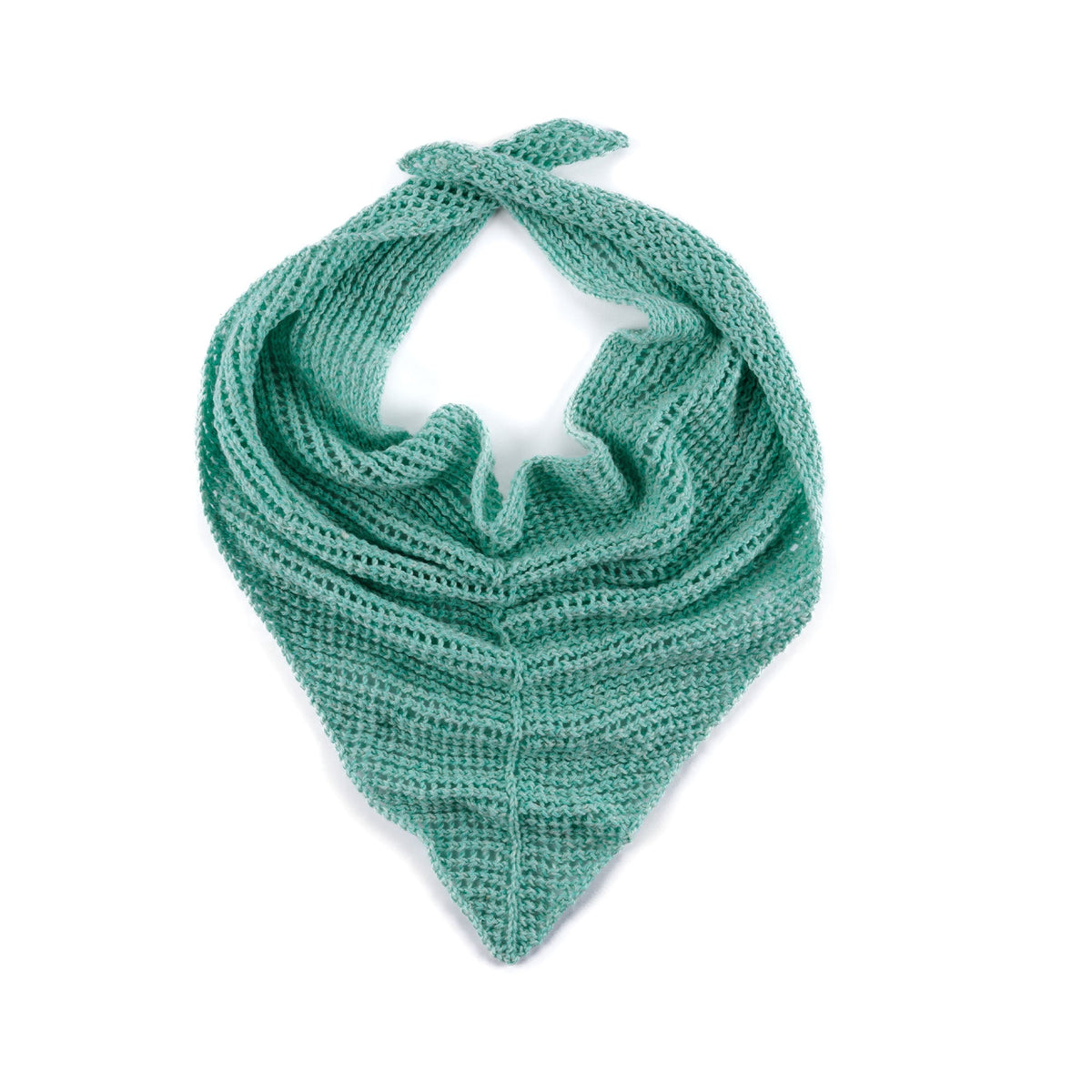 Red Heart Cool Breeze Knit Shawl Pattern | increases, colors, Easy