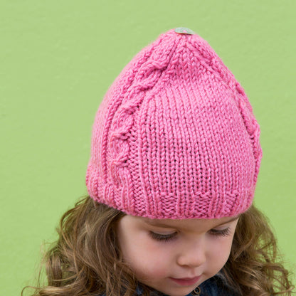 Red Heart Knit Cabled Baby Beanie Pattern | colors, Hats, Intermediate