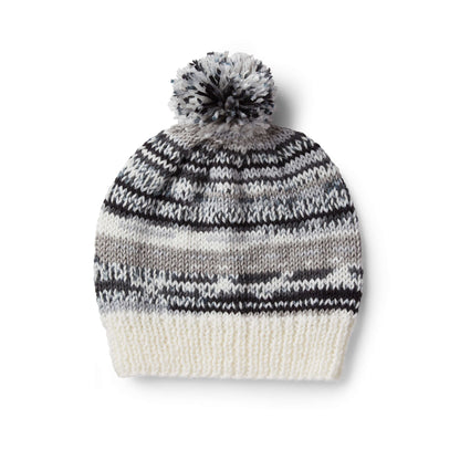 Red Heart Simple Fair Isle Knit Hat Pattern | colorwork, holiday, gift