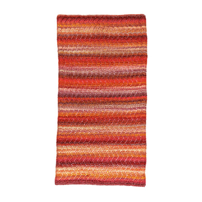 Red Heart Knit Chevron Eyelets Shawl Pattern | lace, decreases, gift