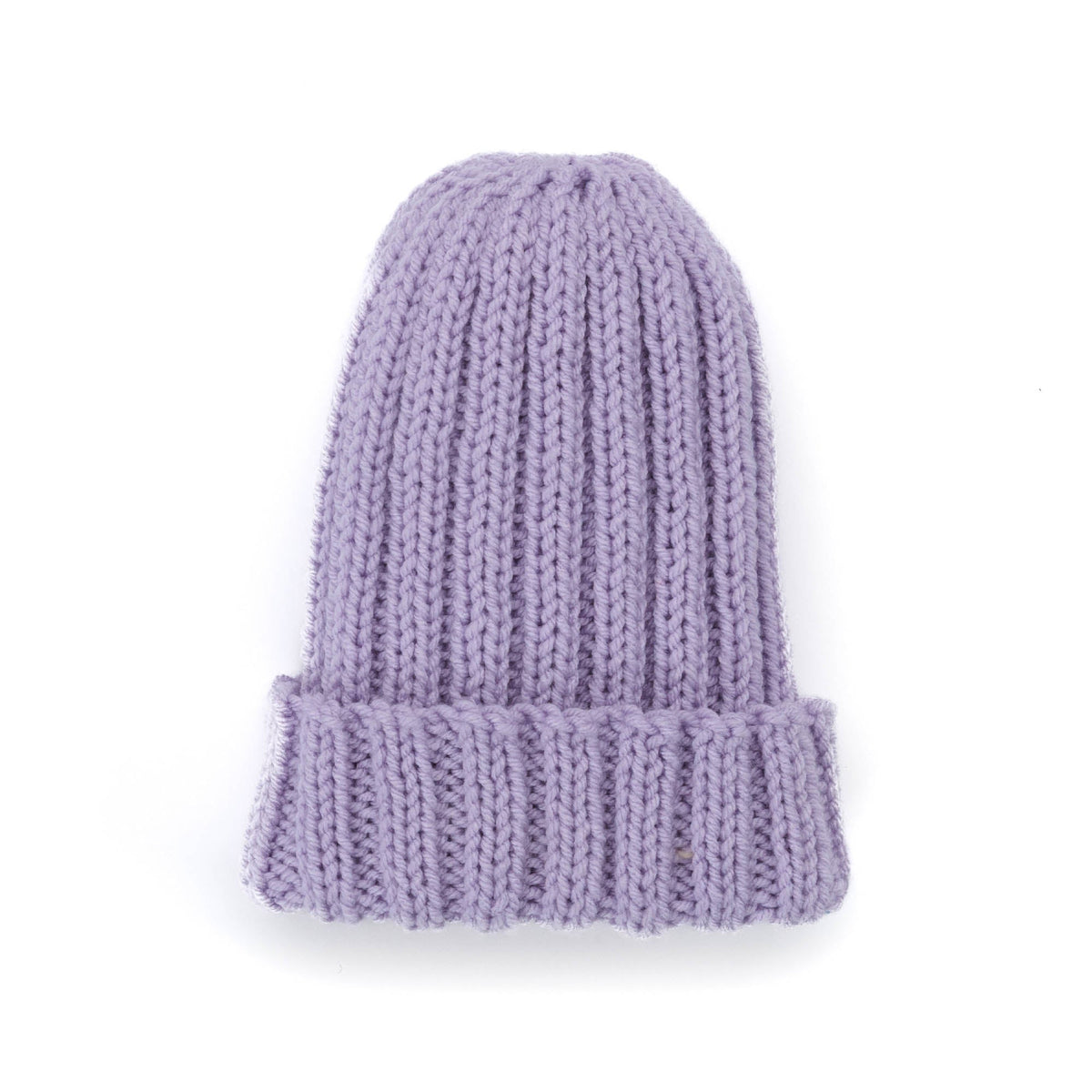 Red Heart Heart-Warmer Knit Hat Pattern | ribbing, seamed, decreases