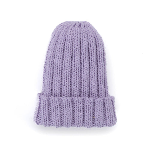 Red Heart Heart-Warmer Knit Hat Pattern | ribbing, seamed, decreases