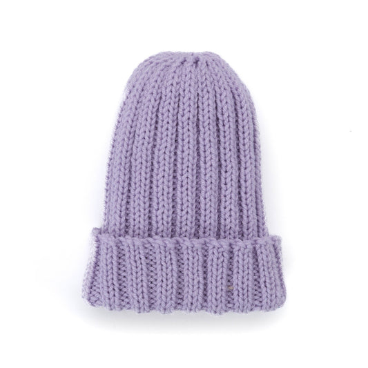 Red Heart Heart-Warmer Knit Hat Pattern | ribbing, seamed, decreases