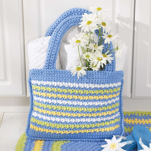Lily Sugar'n Cream Shopping Tote Bag Pattern | rainbow, Bags/Purses