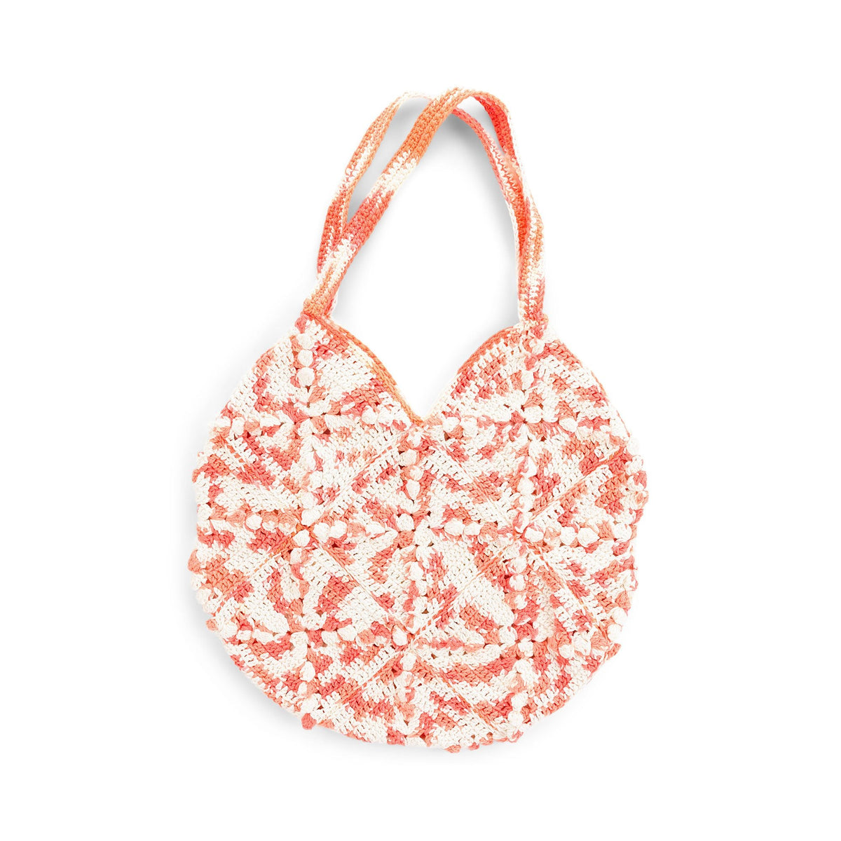 Lily Sugar'n Cream Color Pops Crochet Tote Pattern | textured, motifs