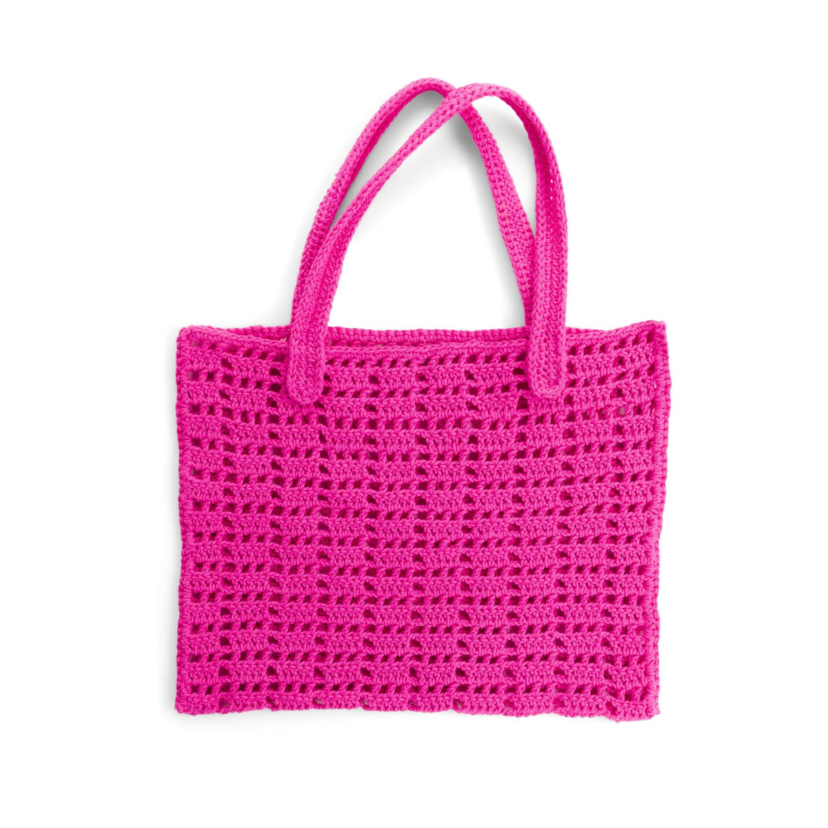 Lily Sugar'n Cream Fresh Mesh Crochet Tote Bag Pattern | slip stitch, Women