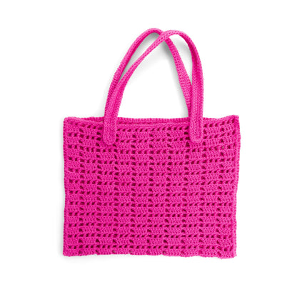 Lily Sugar'n Cream Fresh Mesh Crochet Tote Bag Pattern | slip stitch, Women
