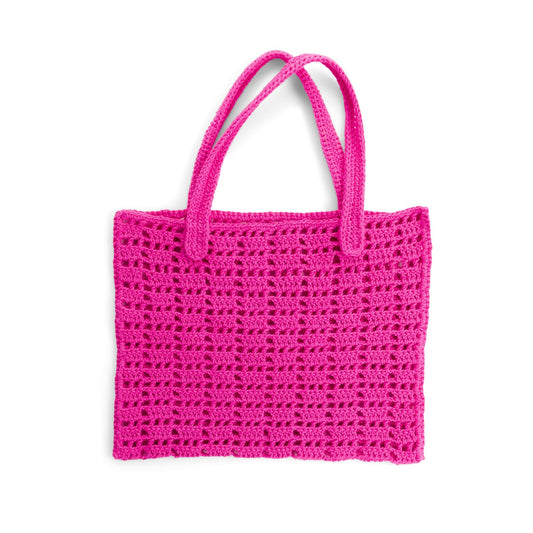 Lily Sugar'n Cream Fresh Mesh Crochet Tote Bag Pattern | slip stitch, Women