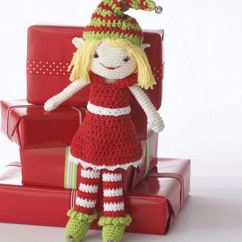 Lily Sugar'n Cream Lily the Christmas Elf Doll Pattern | colors, shades