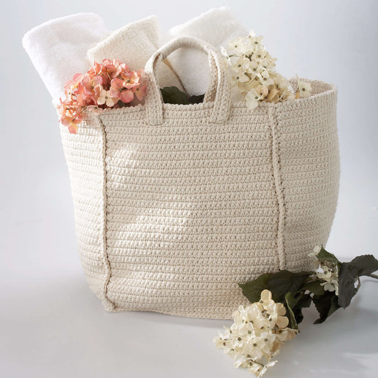 Lily Sugar'n Cream Cottage Bag Pattern | rainbow, beach, shades
