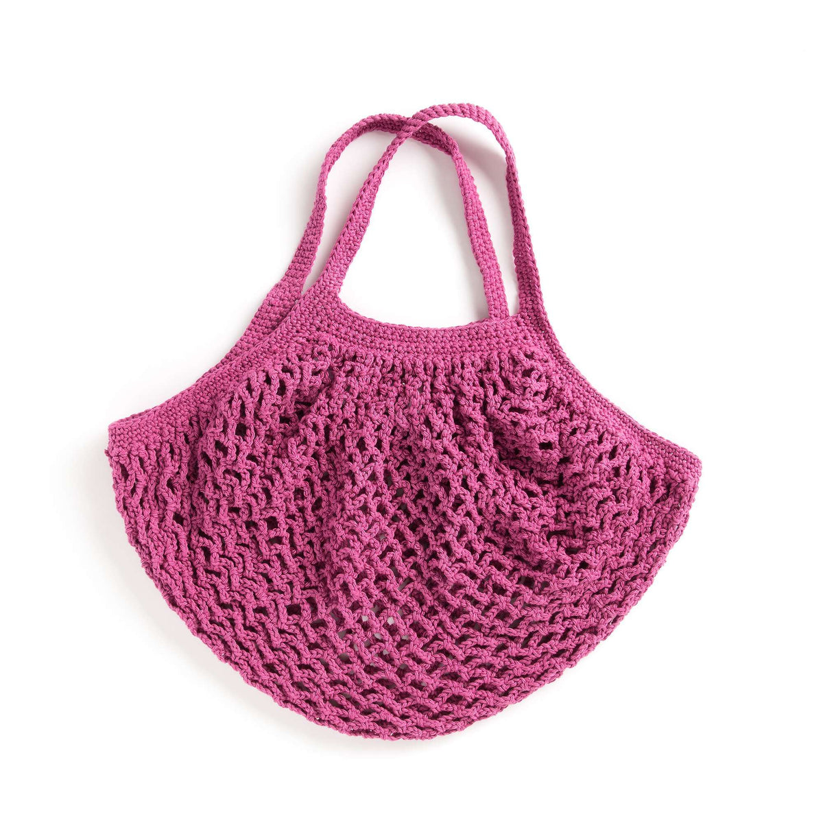 Lily Sugar'n Cream Farming Fresh Crochet Market Tote Pattern | color, mesh