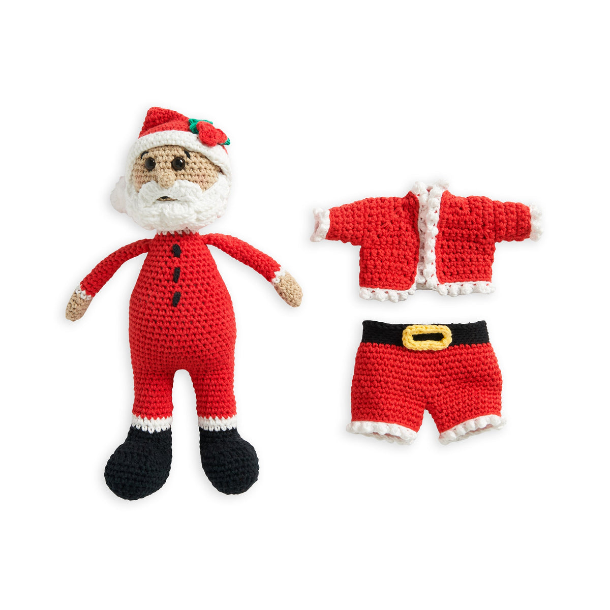 Lily Sugar'n Cream Crochet Santa & Mrs Claus Dolls Pattern | rounds, toy