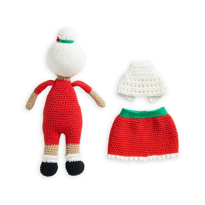 Lily Sugar'n Cream Crochet Santa & Mrs Claus Dolls Pattern | rounds, toy