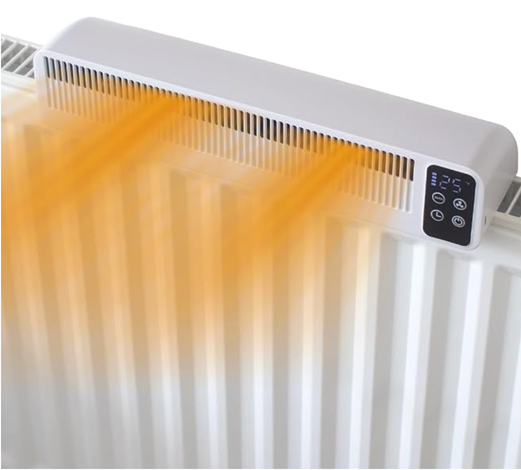 Radiator Fan – Triple Fan Heat Booster, Quiet, Rechargeable, Magnetic Fit