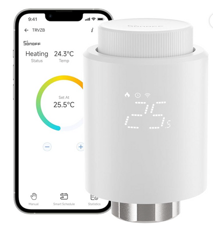 Smart Radiator Valve, Thermostatic Radiator Valve, Easy Installation, Save Heating Costs, Works With Alexa