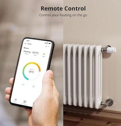 Smart Radiator Valve, Thermostatic Radiator Valve, Easy Installation, Save Heating Costs, Works With Alexa