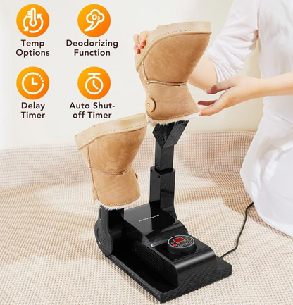 Shoe & Boot Dryer for Work Boots, 3 Temp Modes