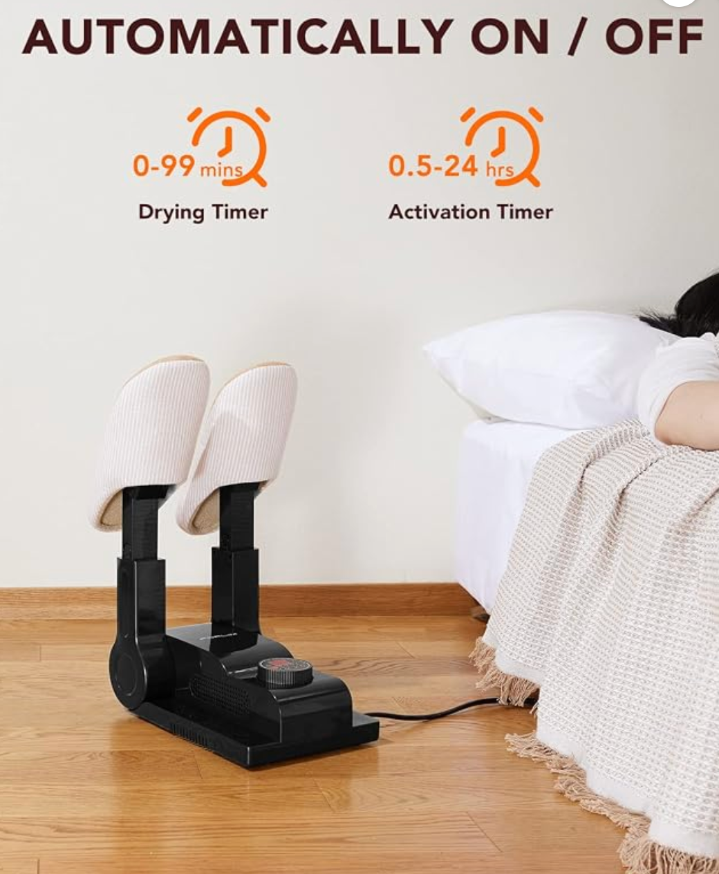 Shoe & Boot Dryer for Work Boots, 3 Temp Modes